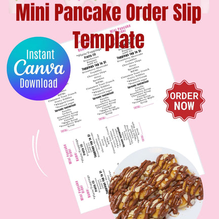 Get My MINI PANCAKE SLIP Template Now!